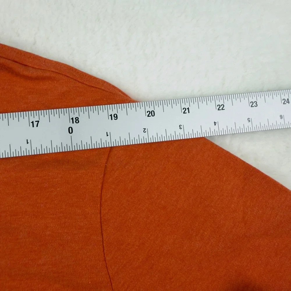 Polo Ralph Lauren Mens XL Polo Shirt Orange Heathered Blue Pony Logo